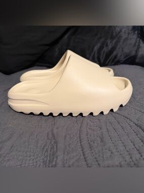 adidas Cream Slide Sandals